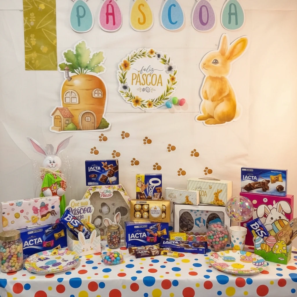 Ovos e chocolates de Páscoa com embalagens especiais em Florianópolis